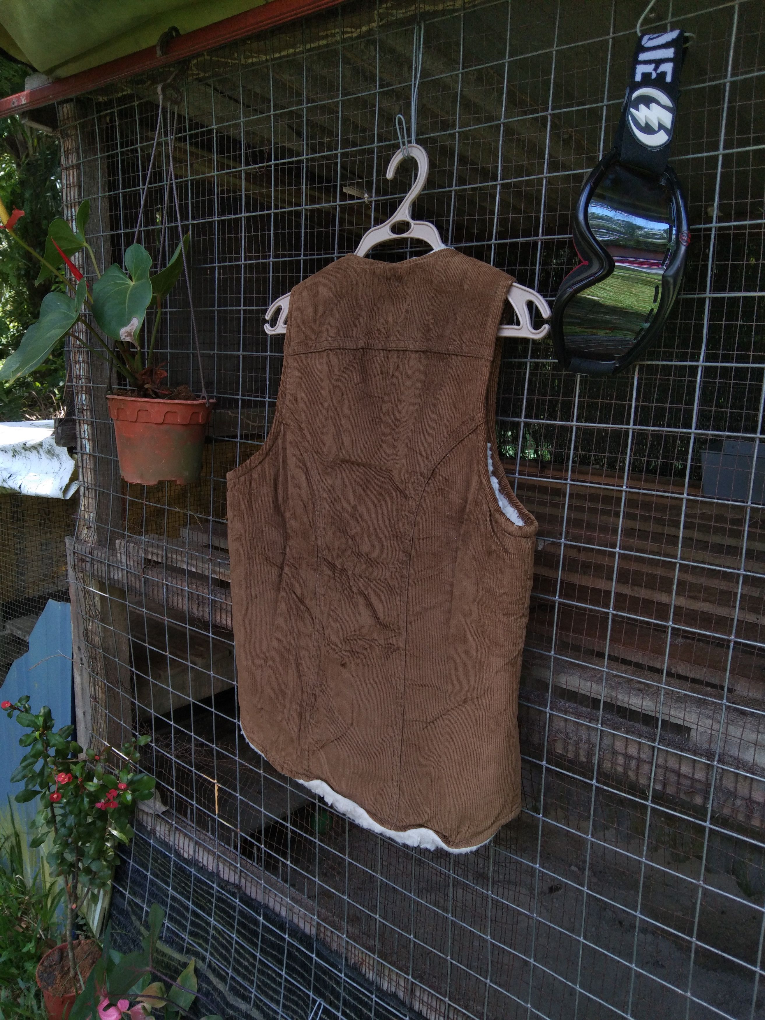 Vintage × Wrangler WRANGLER COLDUROY VEST LINING SHERPA Size US S / EU 44-46 / 1 - 4 Thumbnail