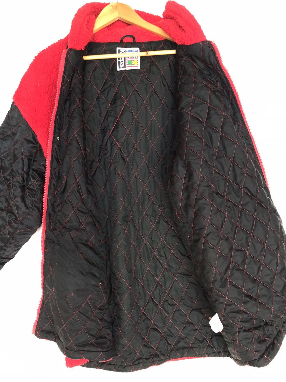 Vintage Vintage Kaepa Deep Pile Fleece Hoodie Sherpa Jacket Size US L / EU 52-54 / 3 - 6 Thumbnail
