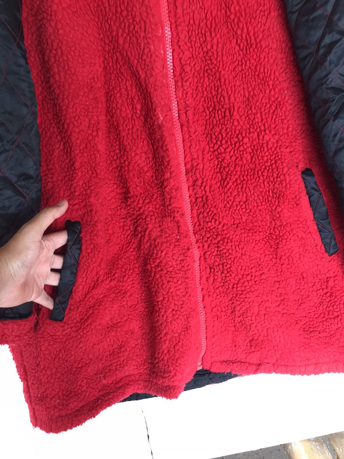 Vintage Vintage Kaepa Deep Pile Fleece Hoodie Sherpa Jacket Size US L / EU 52-54 / 3 - 5 Thumbnail