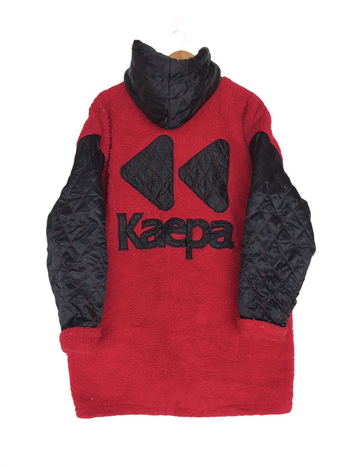 Vintage Vintage Kaepa Deep Pile Fleece Hoodie Sherpa Jacket Size US L / EU 52-54 / 3 - 1 Thumbnail