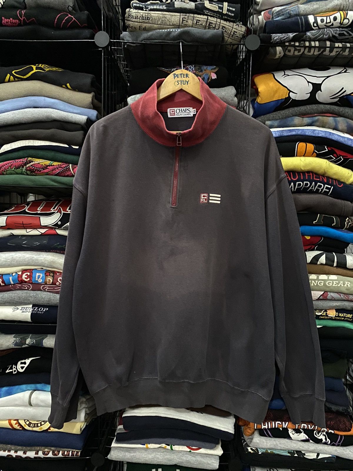 Chaps Ralph Lauren Vintage Chaps Ralph Lauren Collar Sweater Size US L / EU 52-54 / 3 - 1 Thumbnail