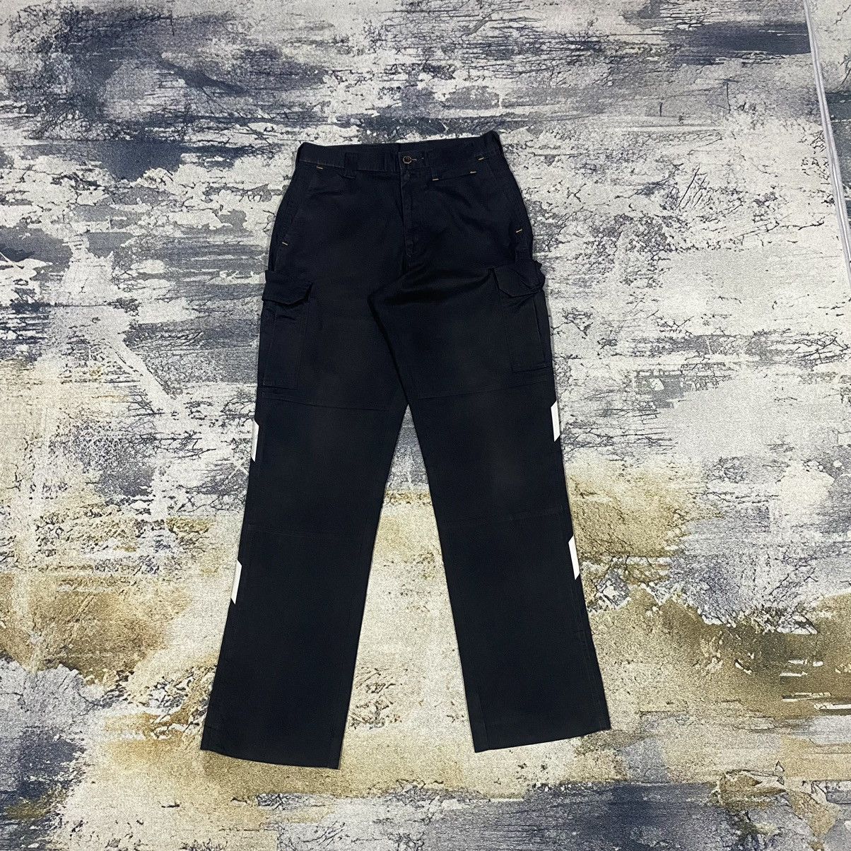 image of Vintage Japanese Evolution Workers Double Knee Cargo Pants in Black, Men's (Size 29)