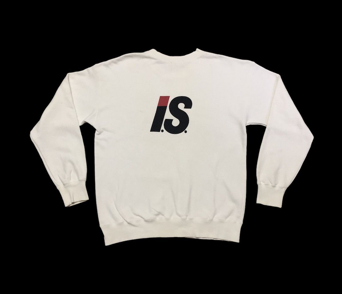 Designer × Issey Miyake 90s Issey Miyake I.S. Big Logo Spell Out Sweatshirt Size US M / EU 48-50 / 2 - 1 Thumbnail