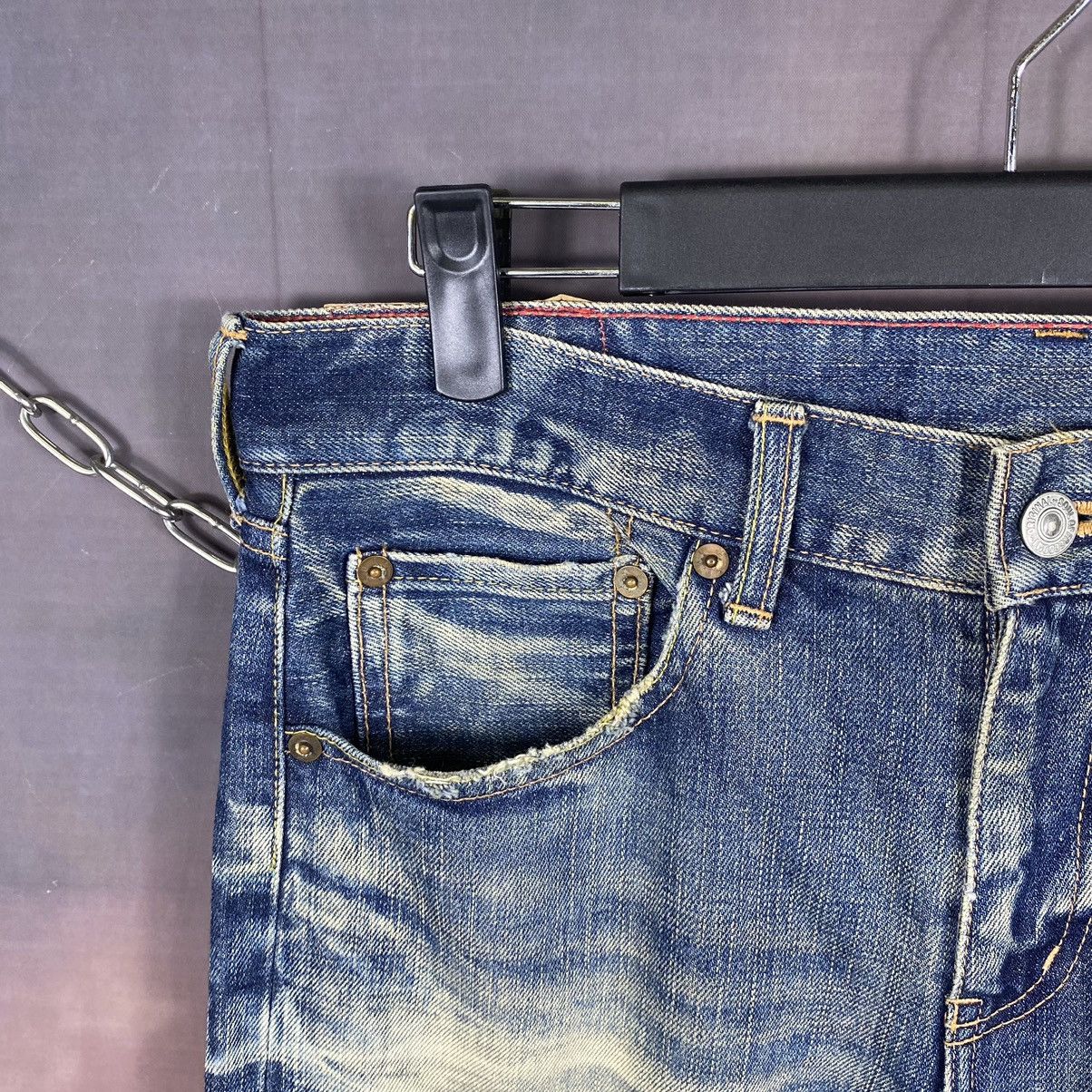Japanese Brand × Jean × Vintage RARE🔥Vintage Japanese SOF Honeycomb Rare Design Denim Jeans Size US 32 / EU 48 - 6 Thumbnail