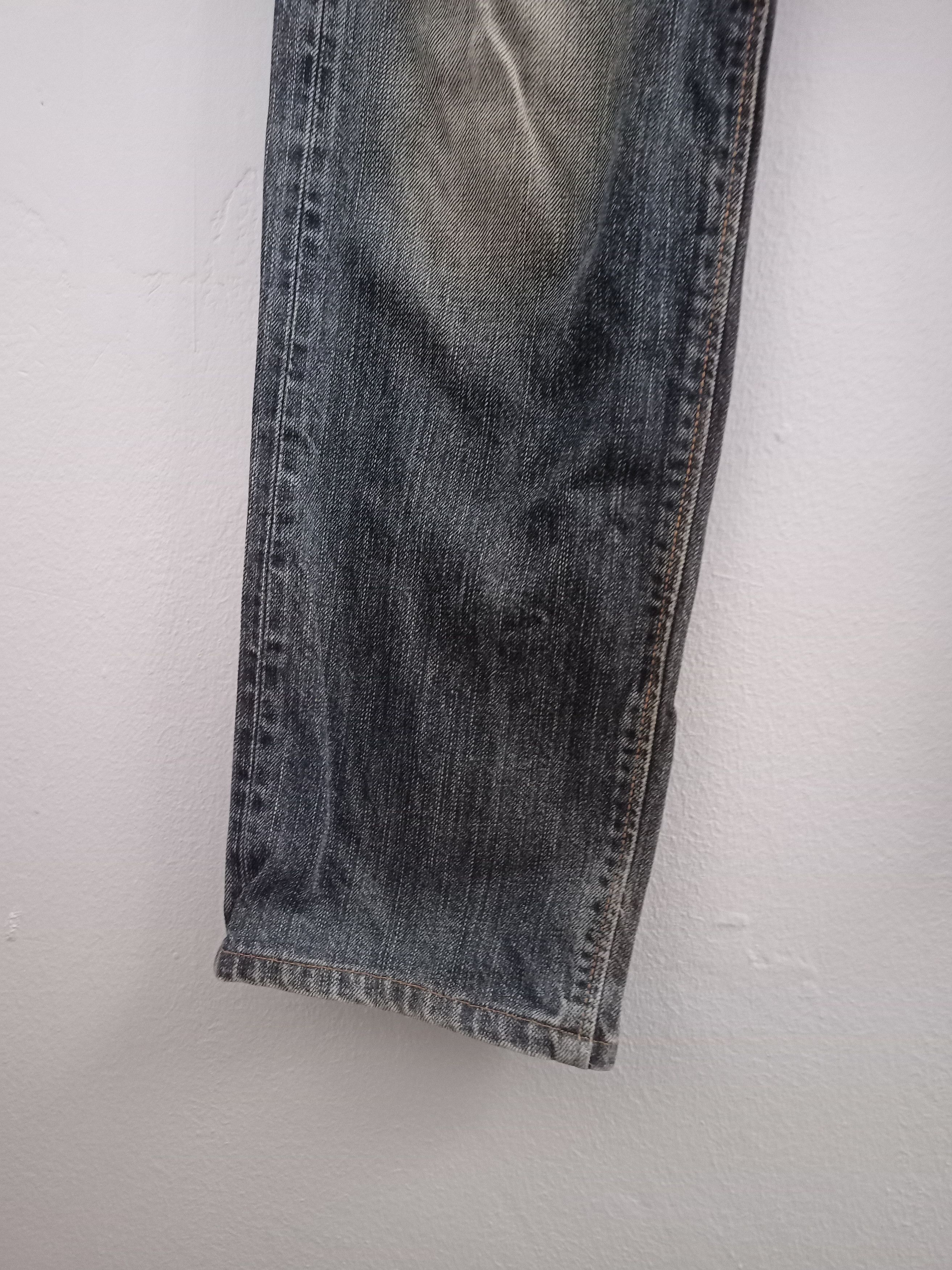 Edwin Vintage Edwin 505z Selvedge Black Faded Jeans Size US 28 / EU 44 - 4 Thumbnail