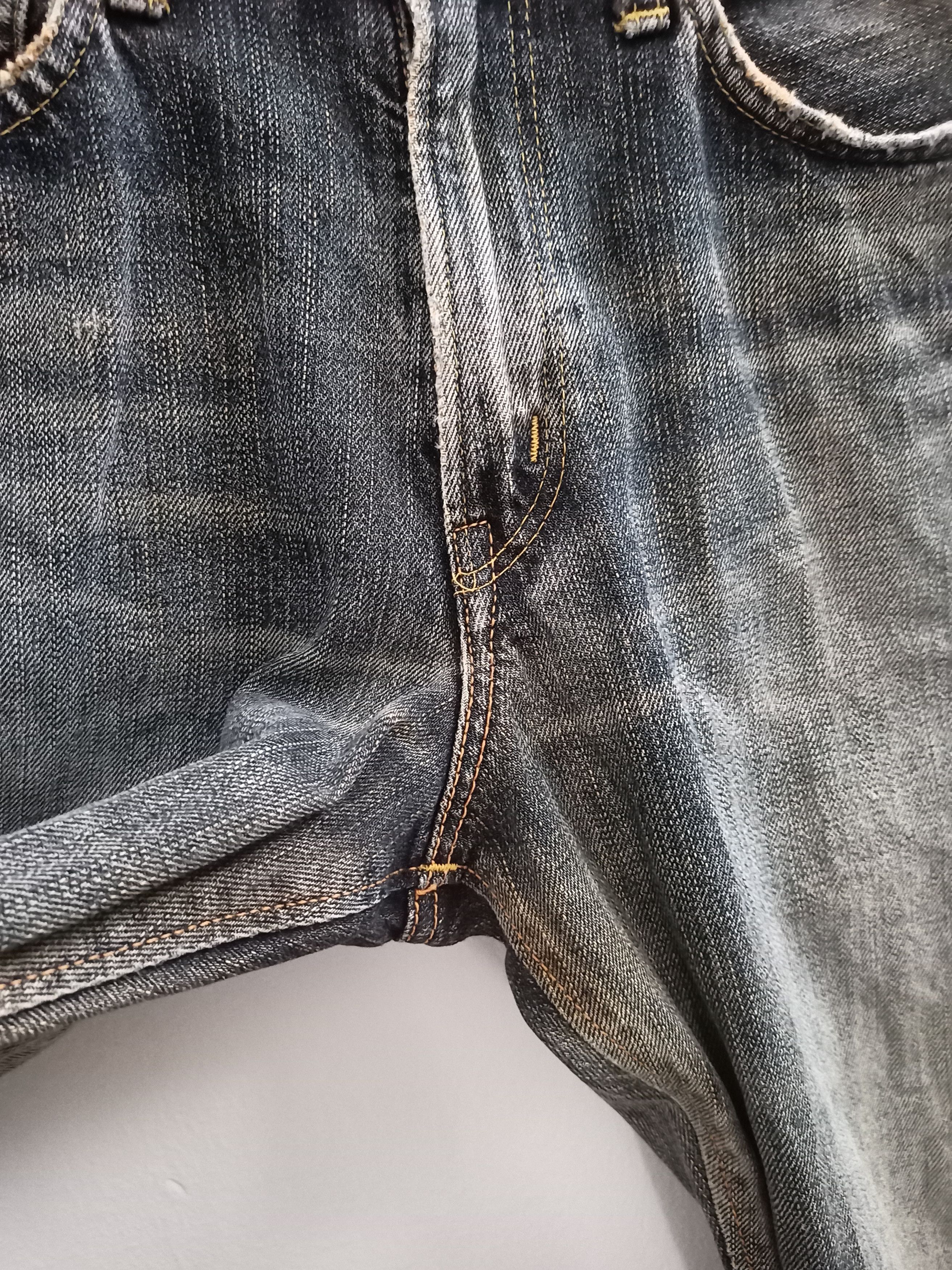 Edwin Vintage Edwin 505z Selvedge Black Faded Jeans Size US 28 / EU 44 - 9 Thumbnail