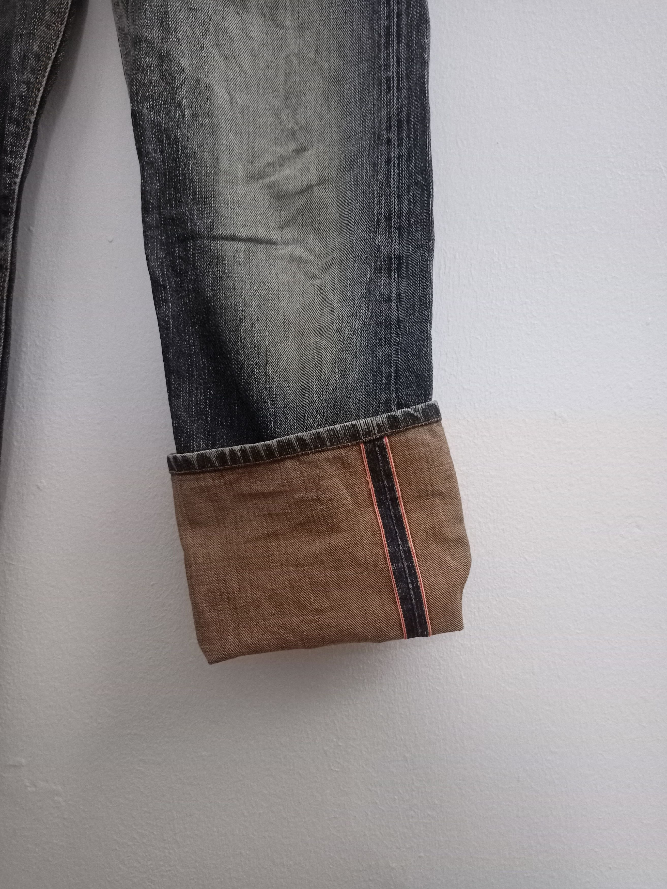 Edwin Vintage Edwin 505z Selvedge Black Faded Jeans Size US 28 / EU 44 - 3 Thumbnail