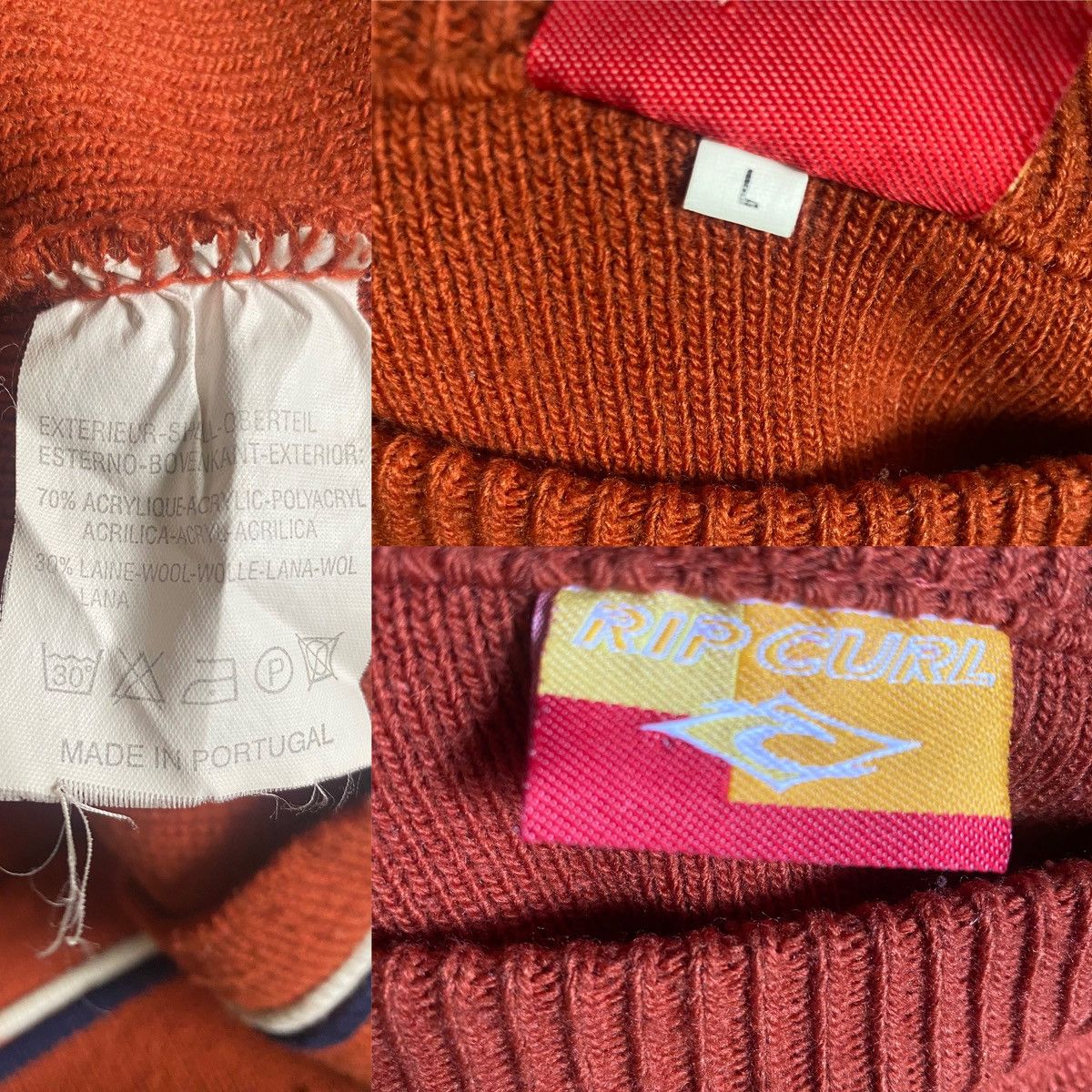 Rip Curl × Vintage Rip Curl vintage sweter Size US L / EU 52-54 / 3 - 5 Thumbnail