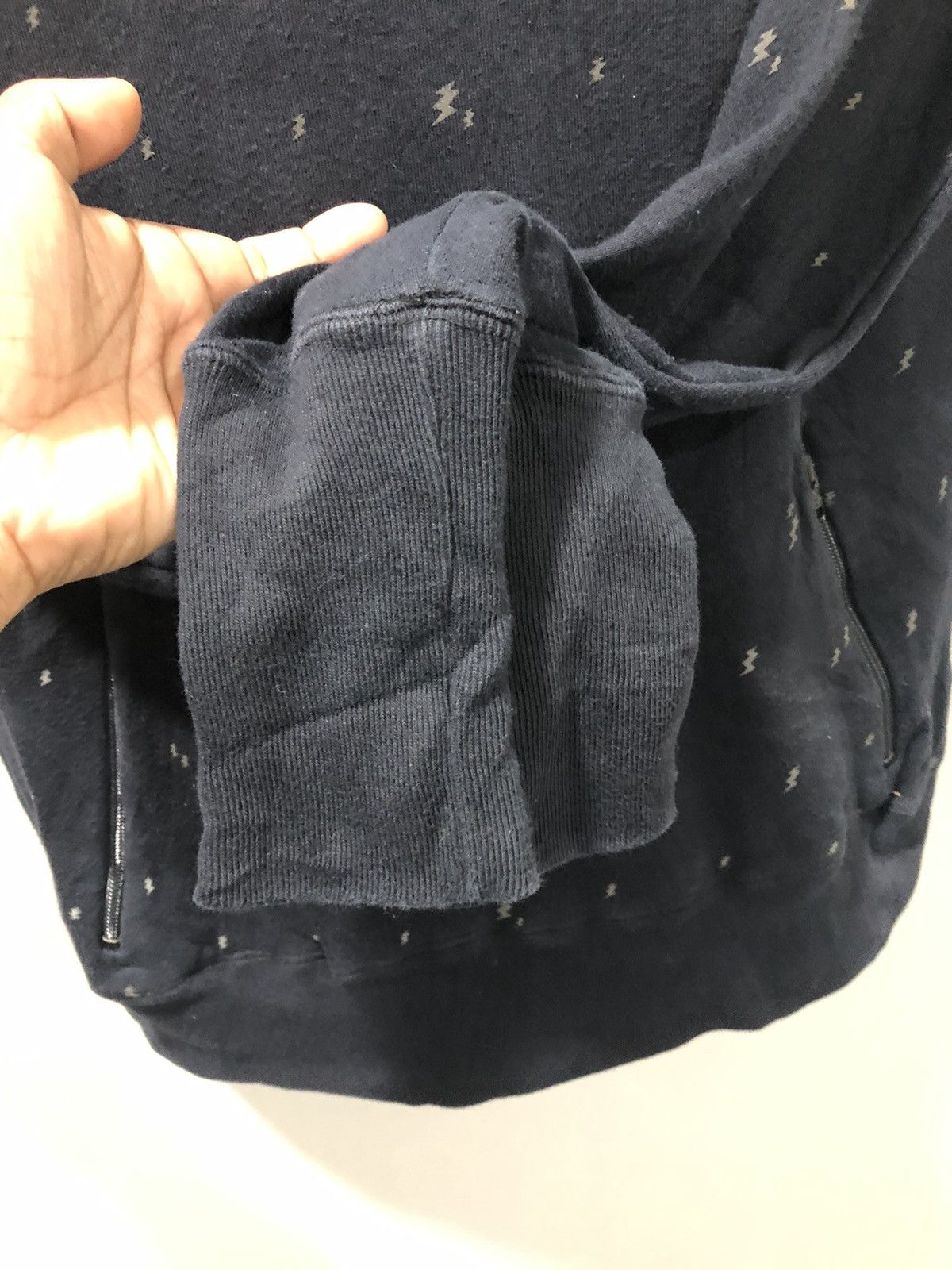 Beams Plus × Japanese Brand Beams lightning Dark Blue Hoodie Size US L / EU 52-54 / 3 - 11 Thumbnail