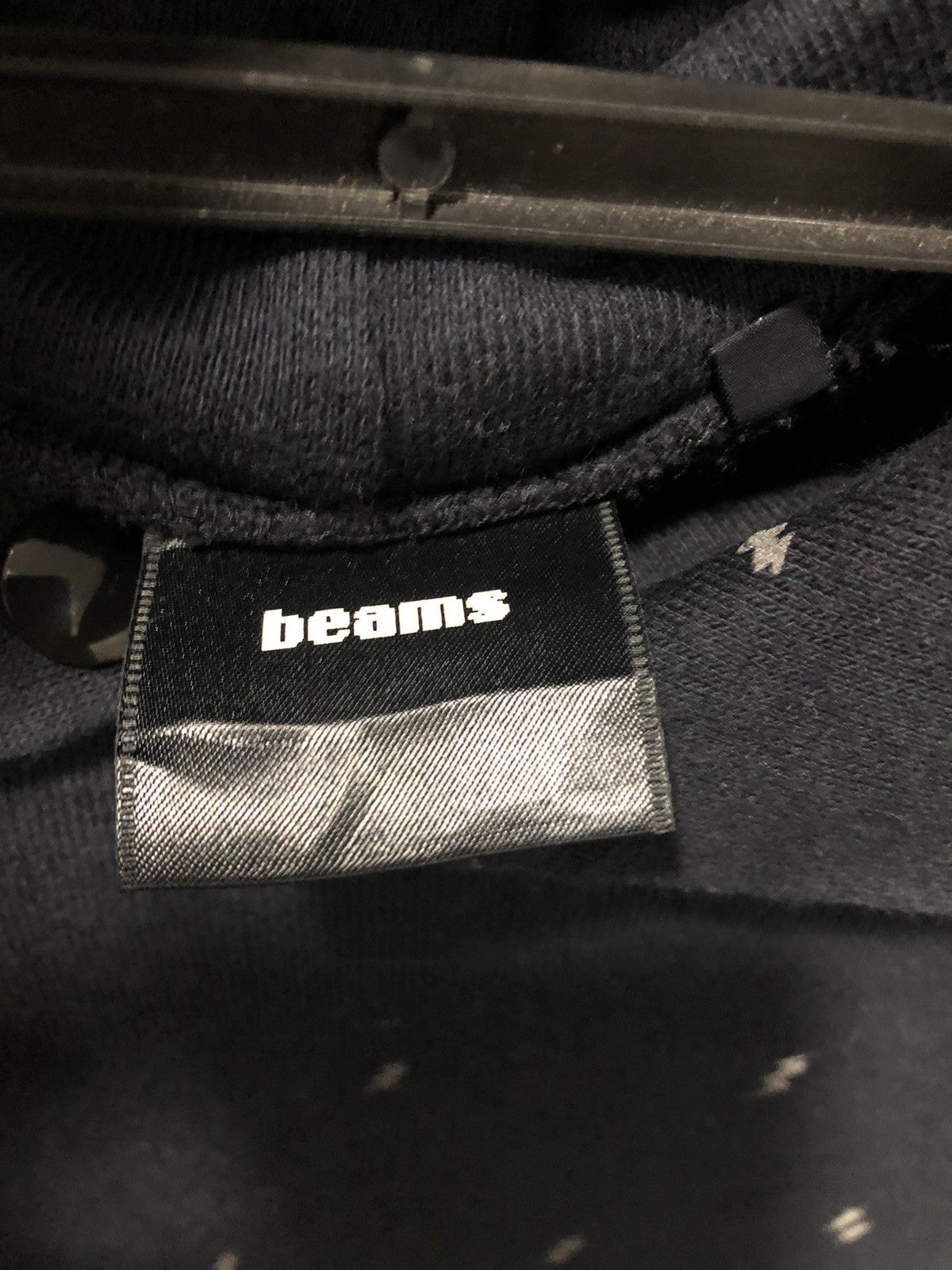 Beams Plus × Japanese Brand Beams lightning Dark Blue Hoodie Size US L / EU 52-54 / 3 - 12 Thumbnail