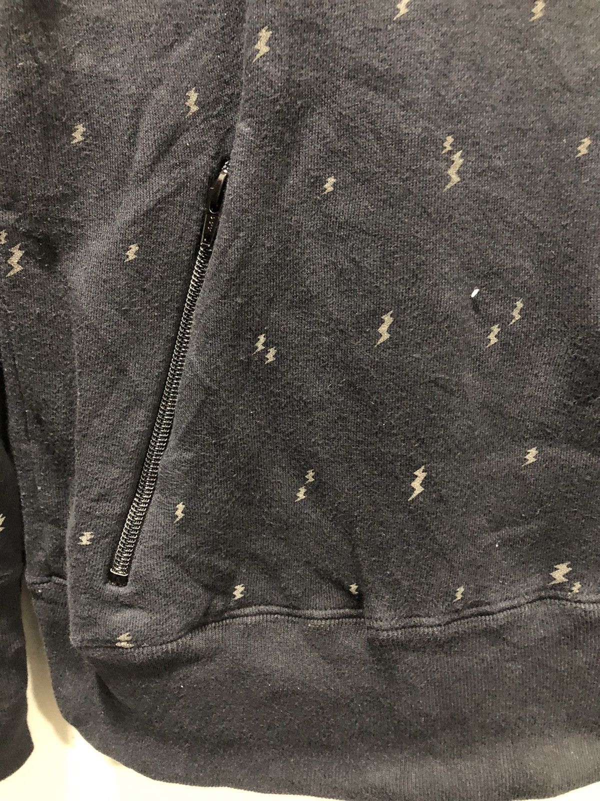 Beams Plus × Japanese Brand Beams lightning Dark Blue Hoodie Size US L / EU 52-54 / 3 - 8 Thumbnail