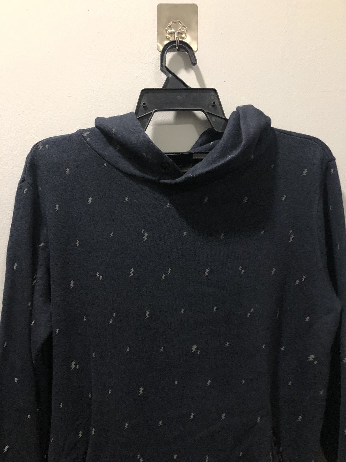Beams Plus × Japanese Brand Beams lightning Dark Blue Hoodie Size US L / EU 52-54 / 3 - 5 Thumbnail