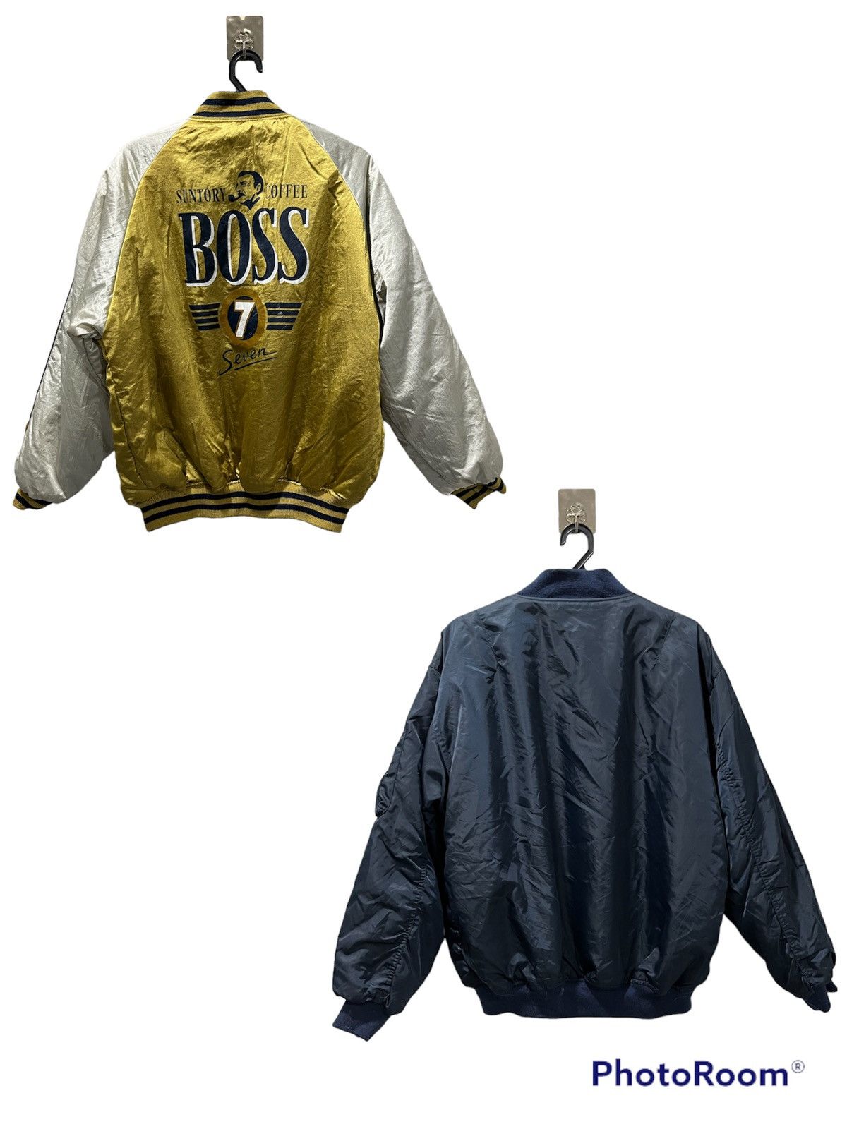 Japanese Brand Japanese Suntory Boss Coffee Revisible Bomber Jacket Size US M / EU 48-50 / 2 - 2 Thumbnail