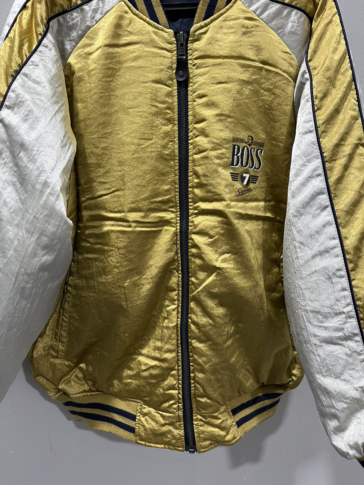 Japanese Brand Japanese Suntory Boss Coffee Revisible Bomber Jacket Size US M / EU 48-50 / 2 - 7 Thumbnail