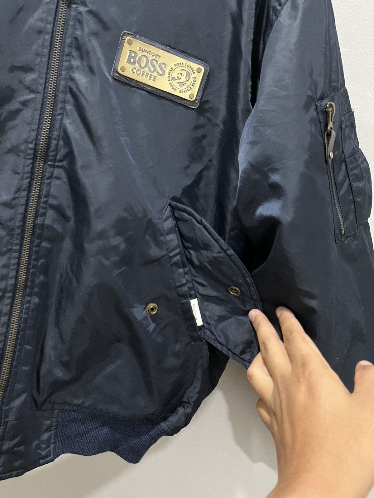Japanese Brand Japanese Suntory Boss Coffee Revisible Bomber Jacket Size US M / EU 48-50 / 2 - 15 Thumbnail