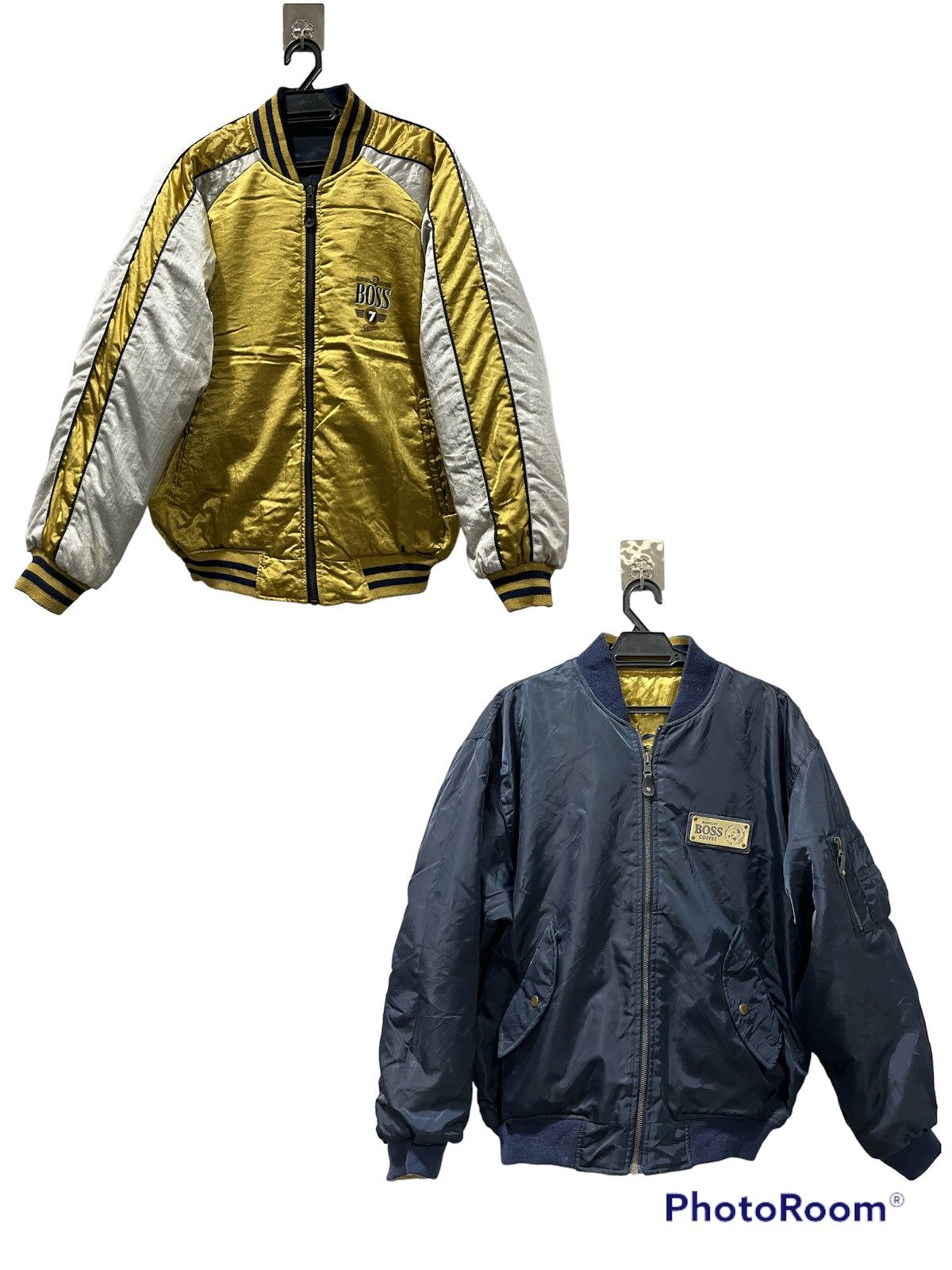 Japanese Brand Japanese Suntory Boss Coffee Revisible Bomber Jacket Size US M / EU 48-50 / 2 - 1 Thumbnail