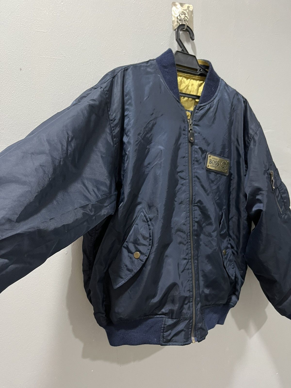 Japanese Brand Japanese Suntory Boss Coffee Revisible Bomber Jacket Size US M / EU 48-50 / 2 - 13 Thumbnail
