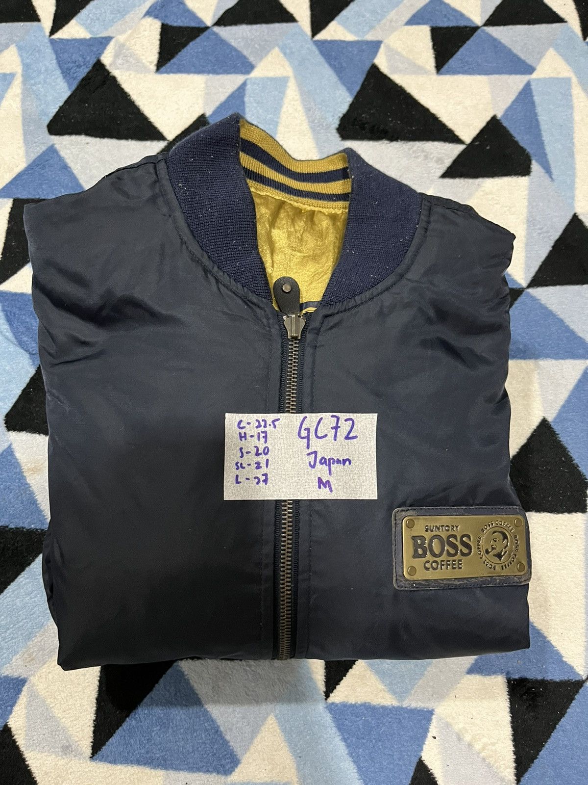 Japanese Brand Japanese Suntory Boss Coffee Revisible Bomber Jacket Size US M / EU 48-50 / 2 - 24 Thumbnail