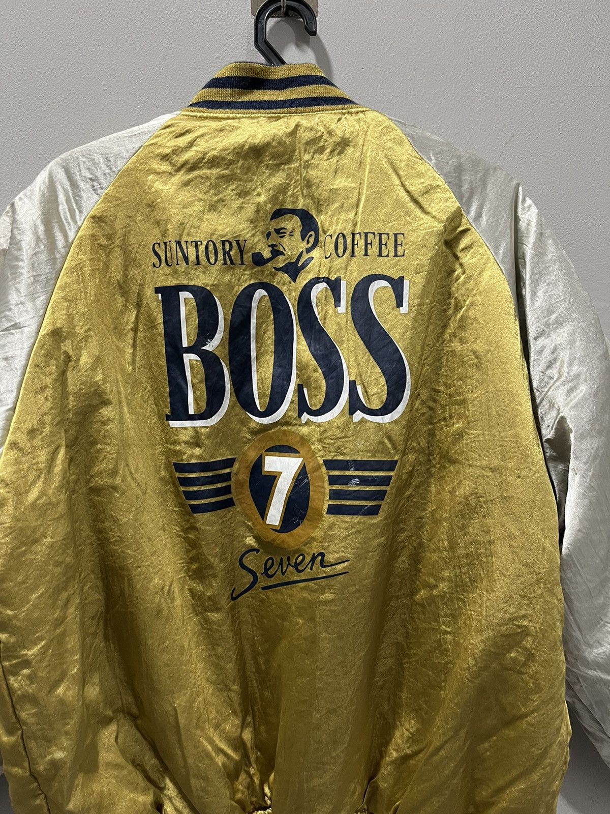 Japanese Brand Japanese Suntory Boss Coffee Revisible Bomber Jacket Size US M / EU 48-50 / 2 - 8 Thumbnail