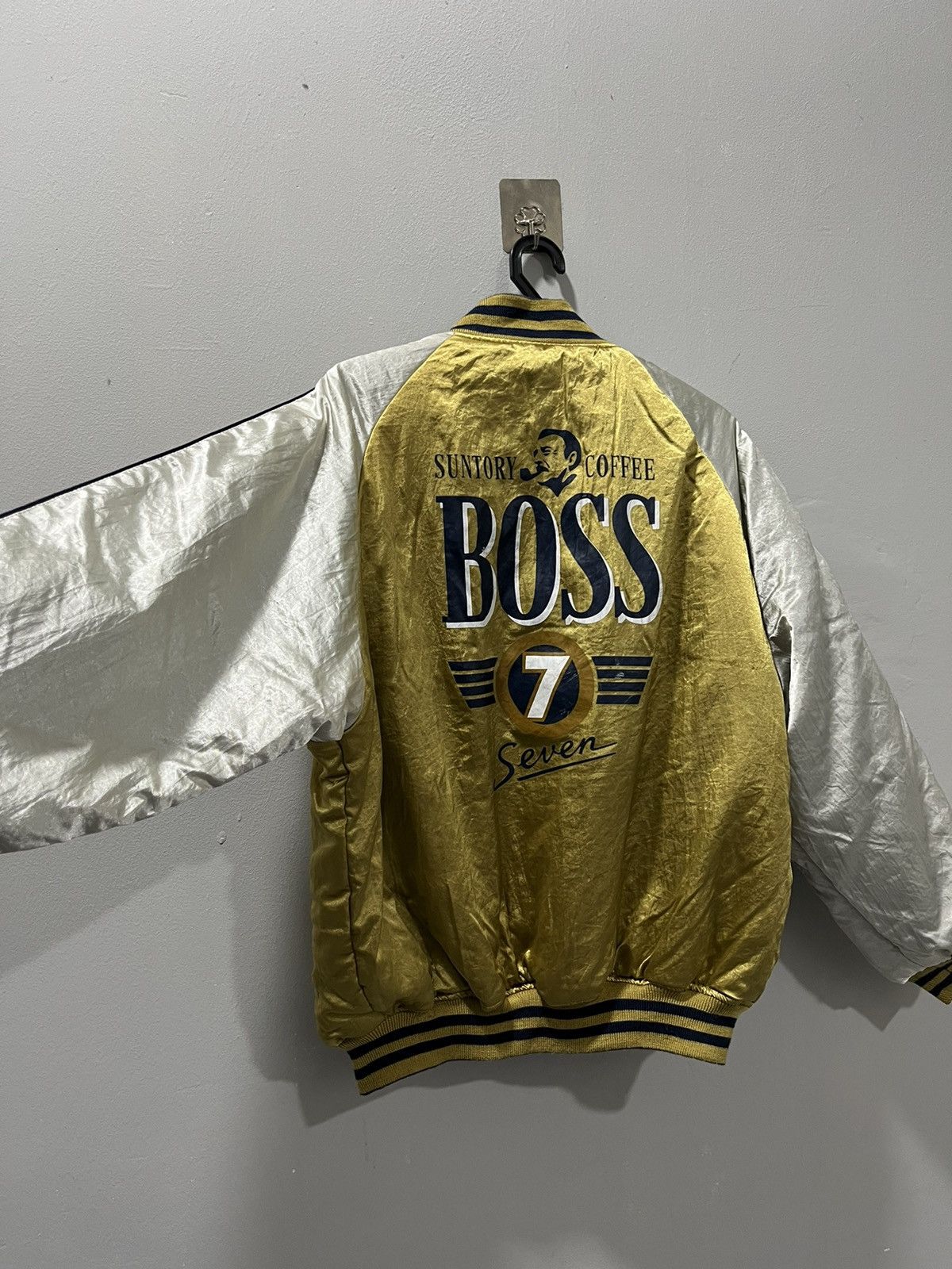 Japanese Brand Japanese Suntory Boss Coffee Revisible Bomber Jacket Size US M / EU 48-50 / 2 - 9 Thumbnail