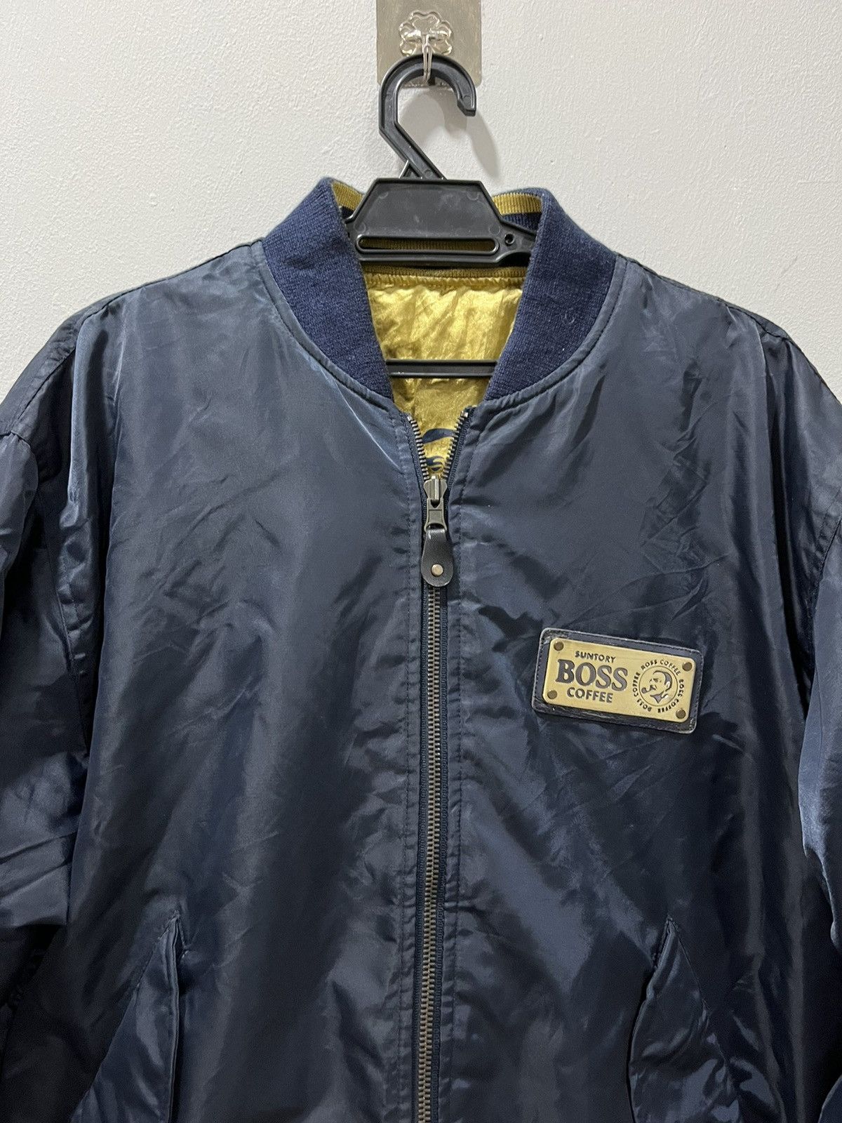 Japanese Brand Japanese Suntory Boss Coffee Revisible Bomber Jacket Size US M / EU 48-50 / 2 - 10 Thumbnail