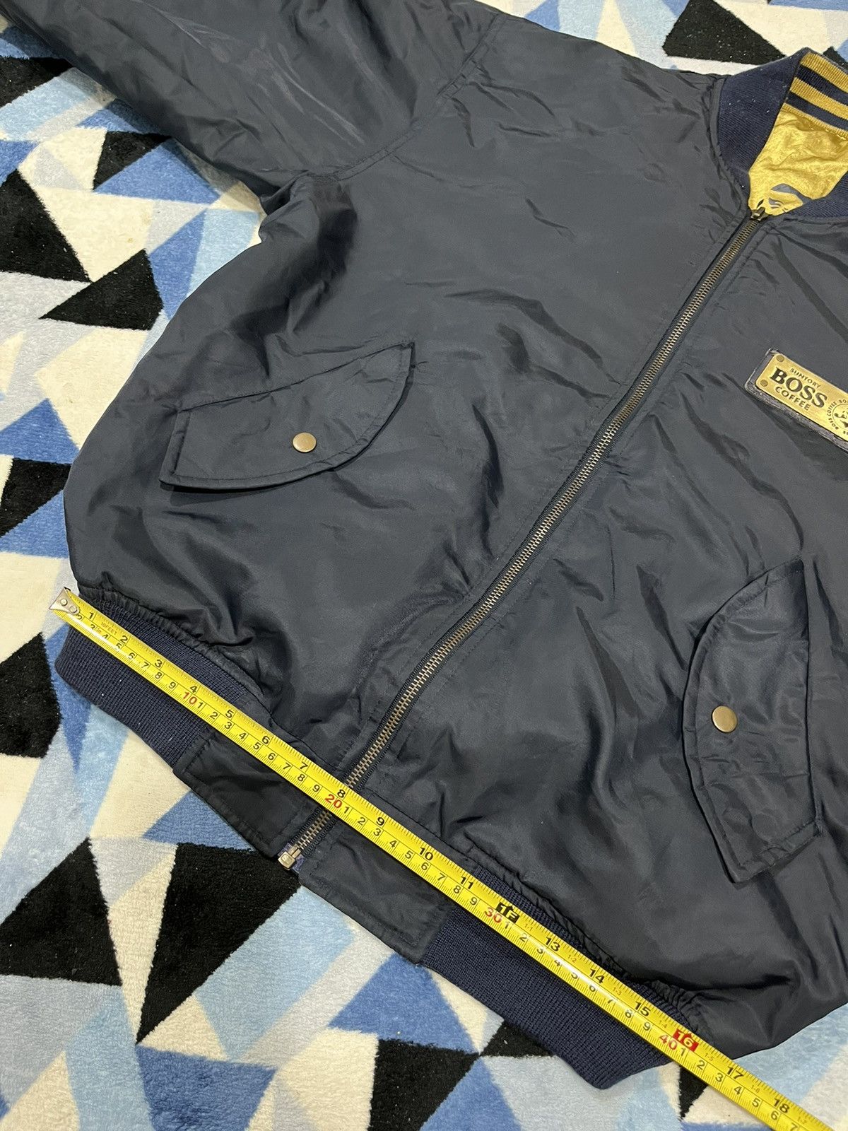 Japanese Brand Japanese Suntory Boss Coffee Revisible Bomber Jacket Size US M / EU 48-50 / 2 - 21 Thumbnail