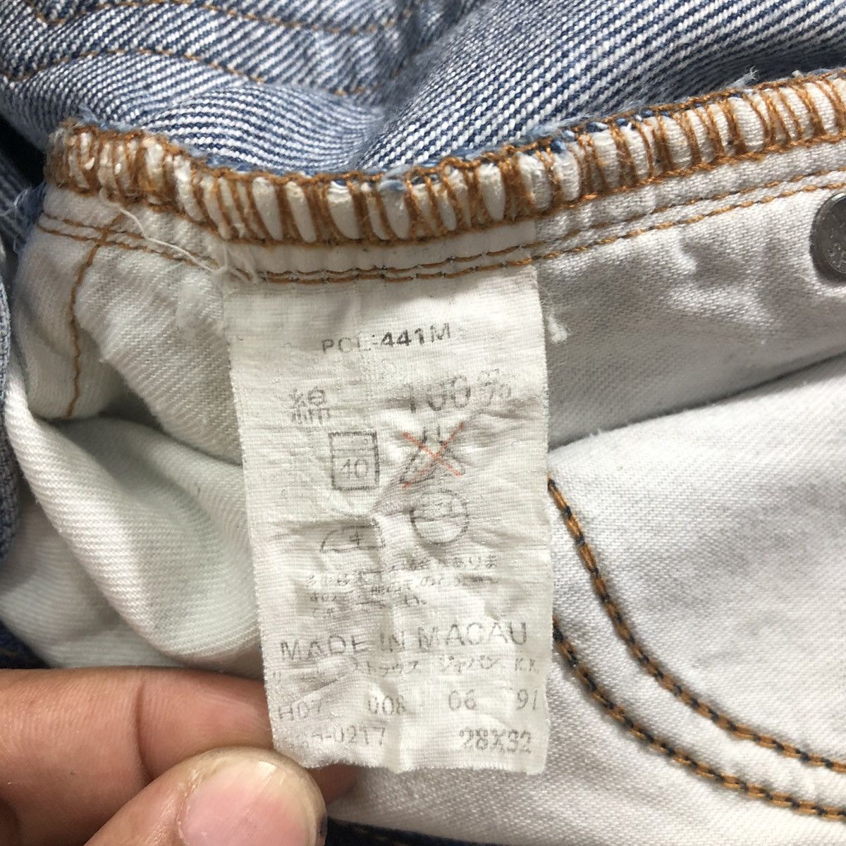 Levi's Vintage Levis sun faded denim Skinny jeans Size US 28 / EU 44 - 8 Thumbnail