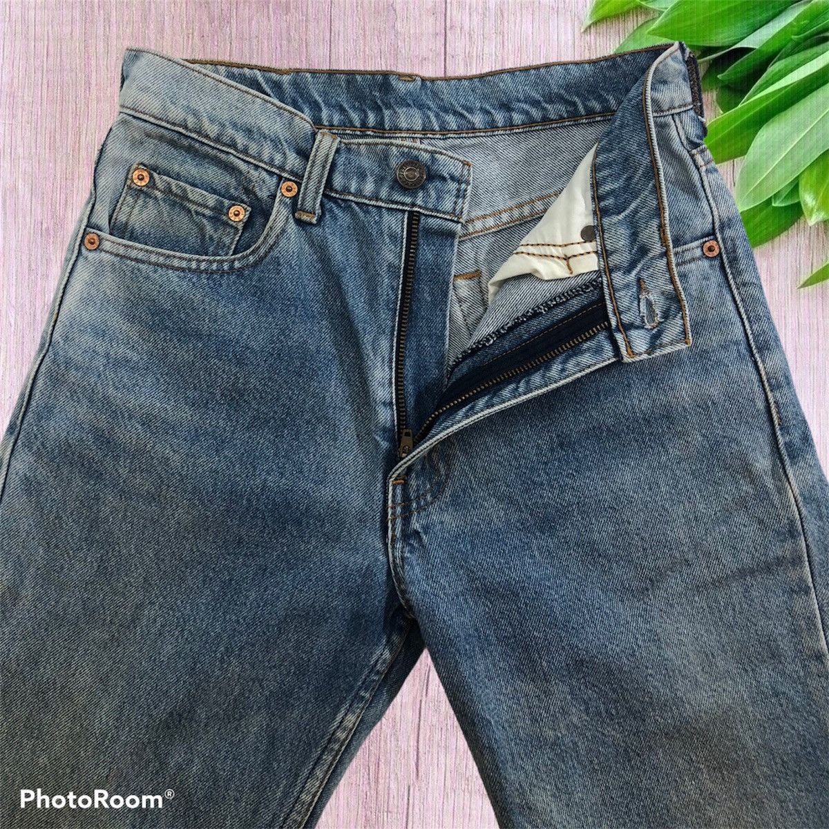 Levi's Vintage Levis sun faded denim Skinny jeans Size US 28 / EU 44 - 5 Thumbnail