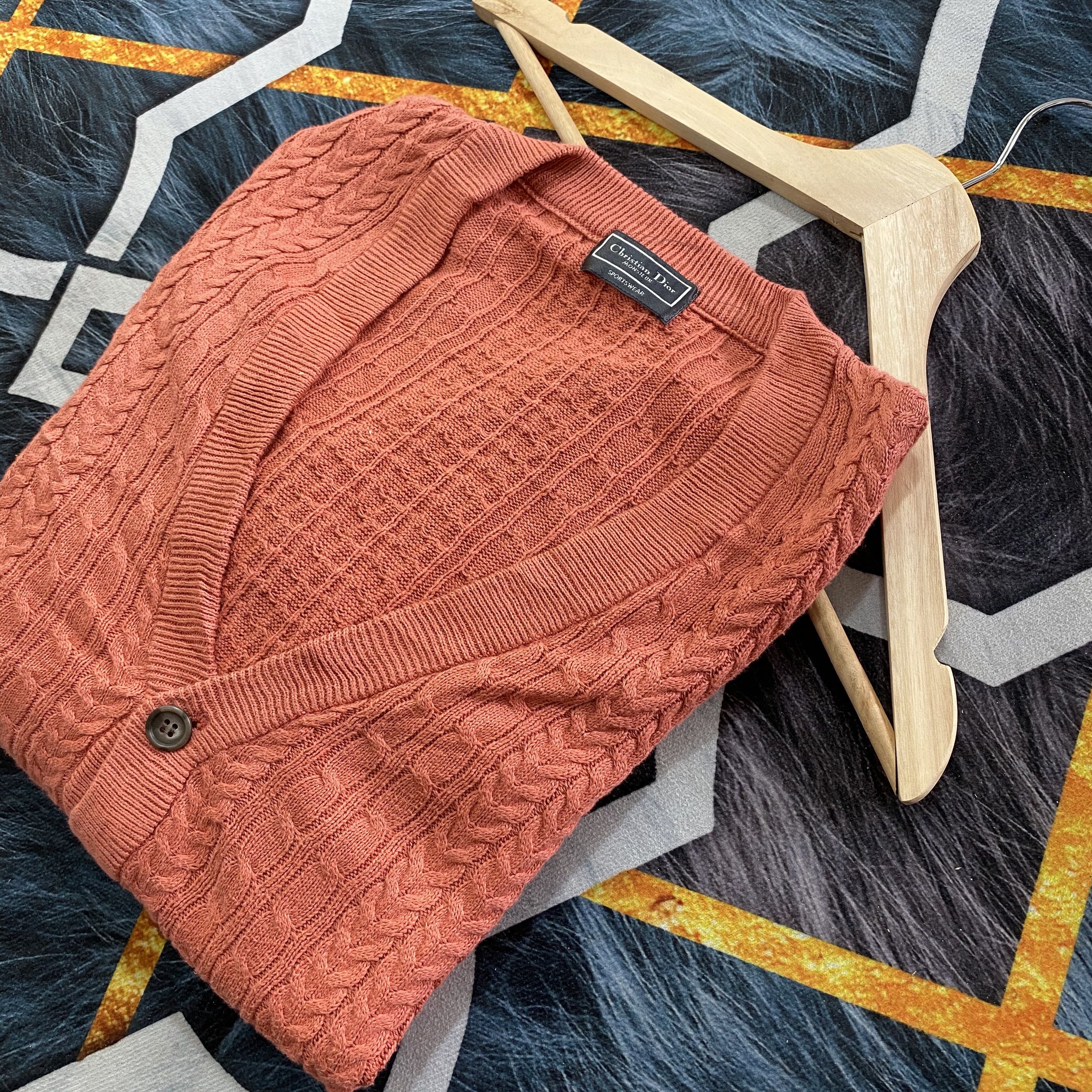 Christian Dior Monsieur GRAIL🔥Christian Dior Monsieur Cardigan Knitwear Size US L / EU 52-54 / 3 - 12 Thumbnail