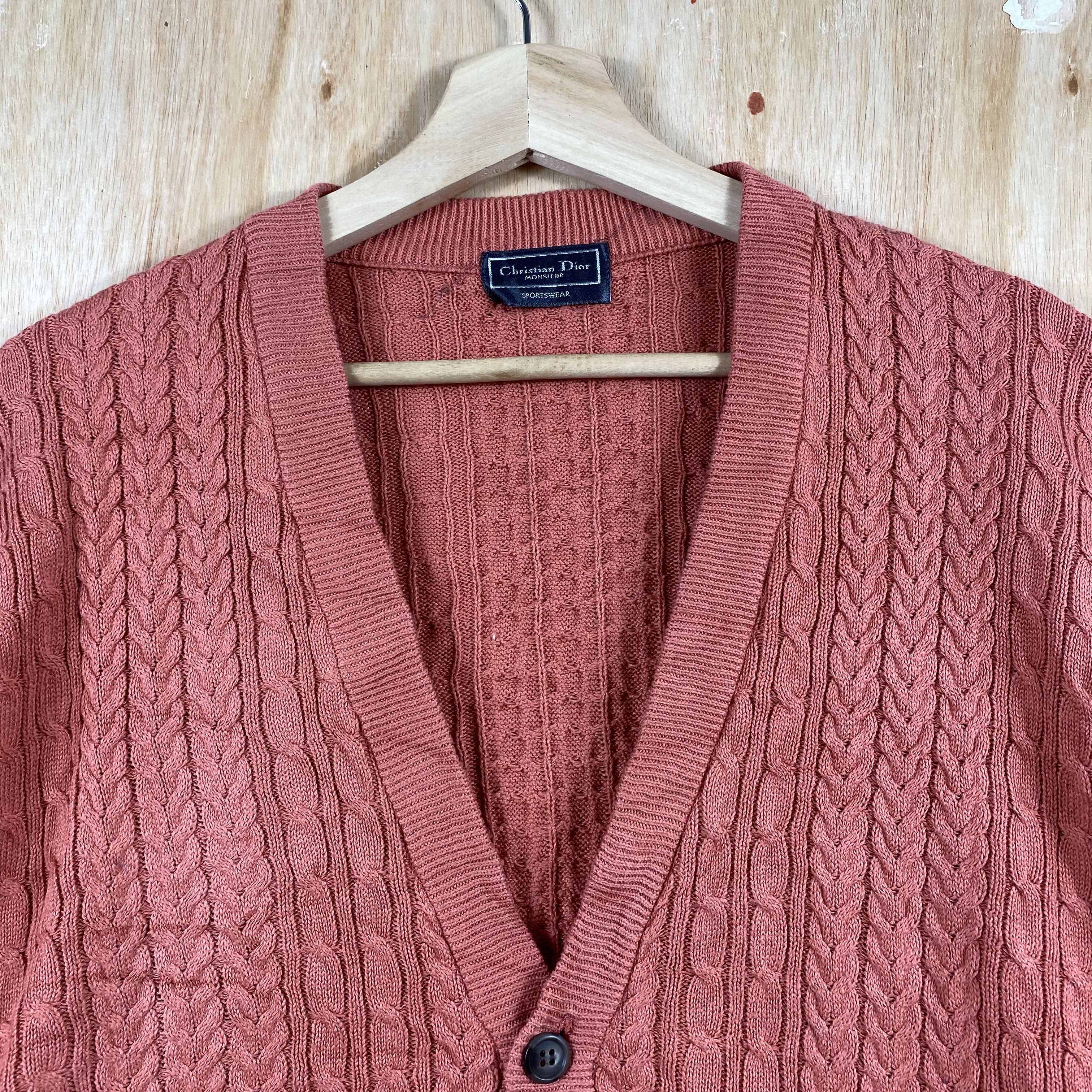 Christian Dior Monsieur GRAIL🔥Christian Dior Monsieur Cardigan Knitwear Size US L / EU 52-54 / 3 - 3 Thumbnail