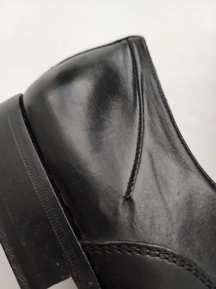 Premiata Stitched black derbies.Like Saint Laurent A1923 Poell Size US 7.5 / EU 40-41 - 6 Thumbnail