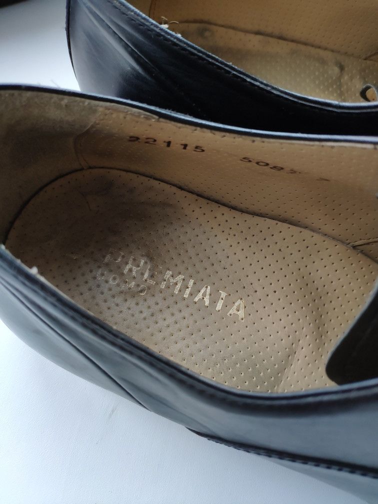 Premiata Stitched black derbies.Like Saint Laurent A1923 Poell Size US 7.5 / EU 40-41 - 7 Thumbnail