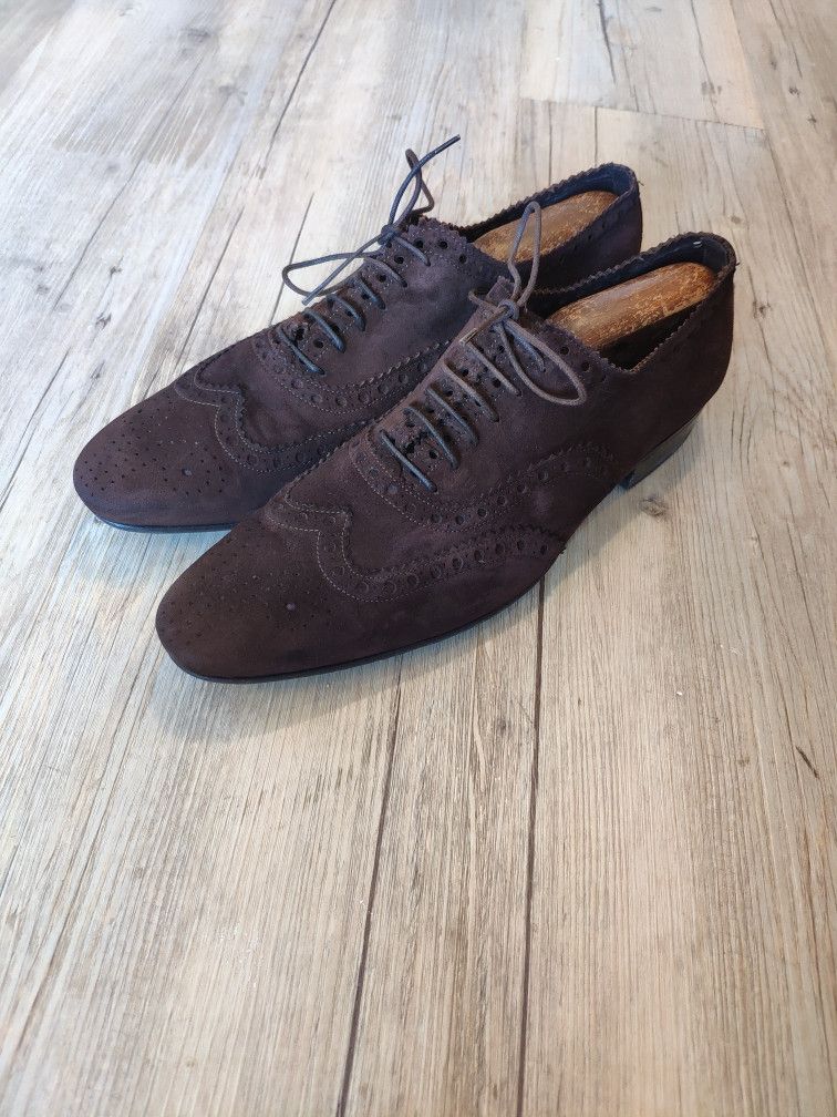 Gianni Barbato UNIQUE! Perforated brogues.Like Saint Laurent or Dior Size US 9 / EU 42 - 4 Thumbnail