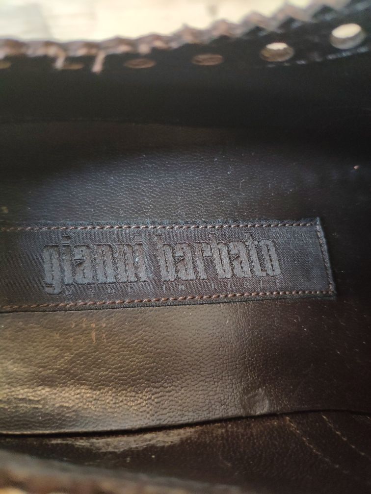 Gianni Barbato UNIQUE! Perforated brogues.Like Saint Laurent or Dior Size US 9 / EU 42 - 5 Thumbnail