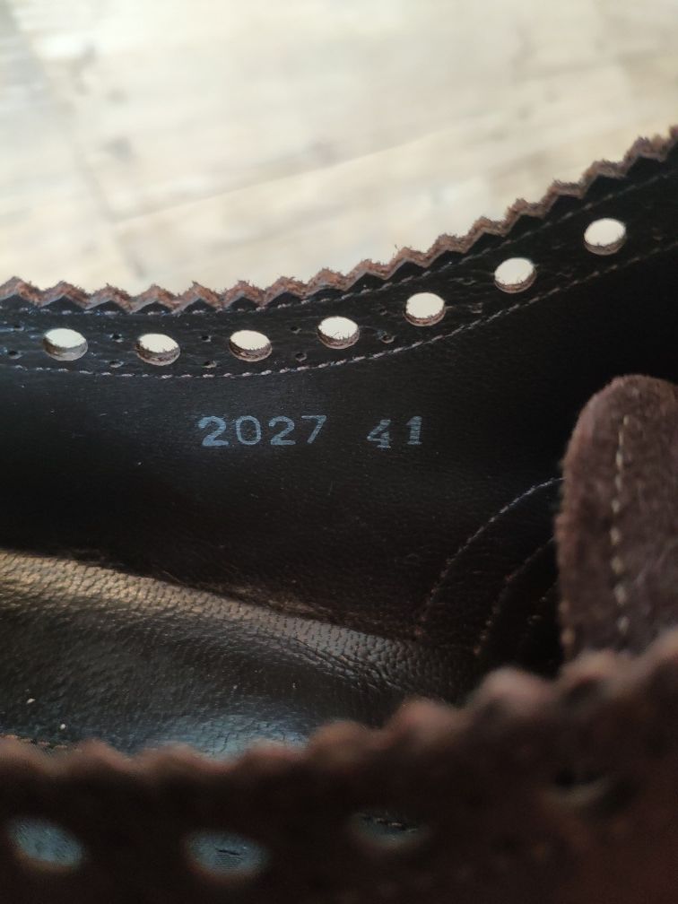 Gianni Barbato UNIQUE! Perforated brogues.Like Saint Laurent or Dior Size US 9 / EU 42 - 6 Thumbnail