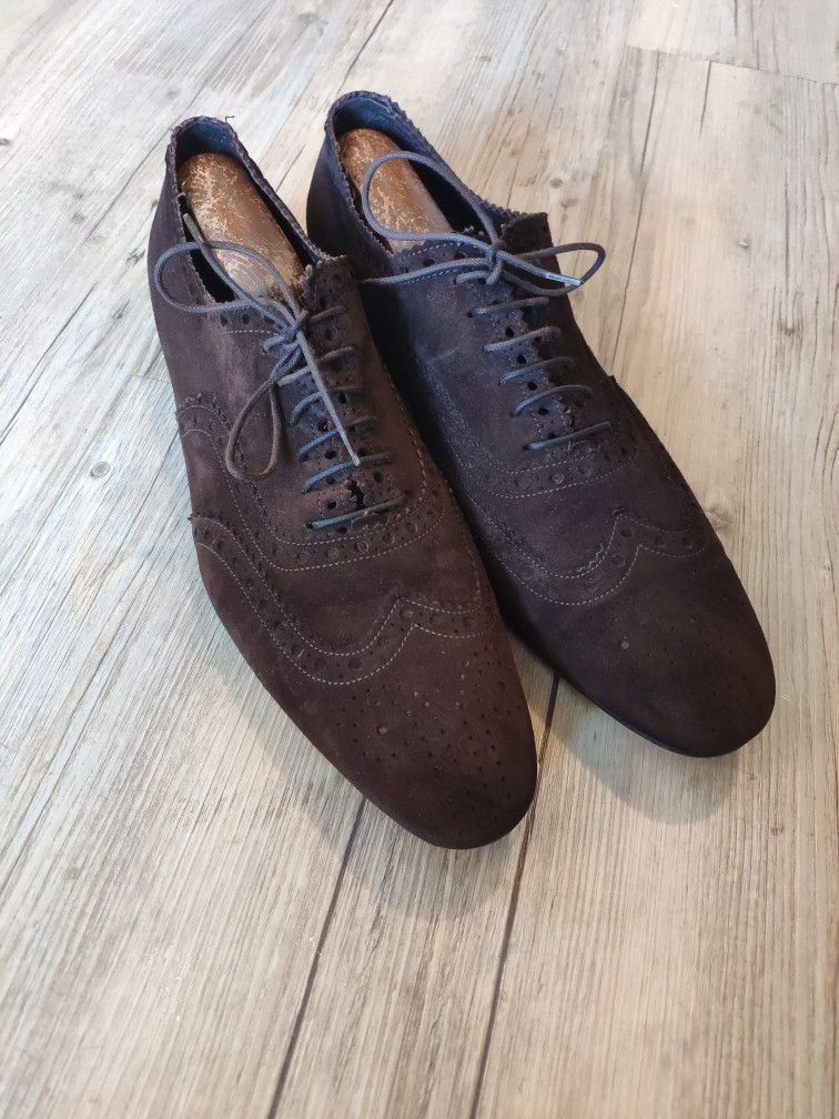 Gianni Barbato UNIQUE! Perforated brogues.Like Saint Laurent or Dior Size US 9 / EU 42 - 1 Thumbnail