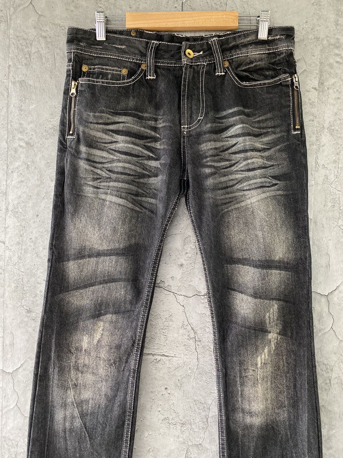 Designer × Japanese Brand Semantic Design Japan Crazy Pocket Denim Pants Size US 32 / EU 48 - 4 Thumbnail