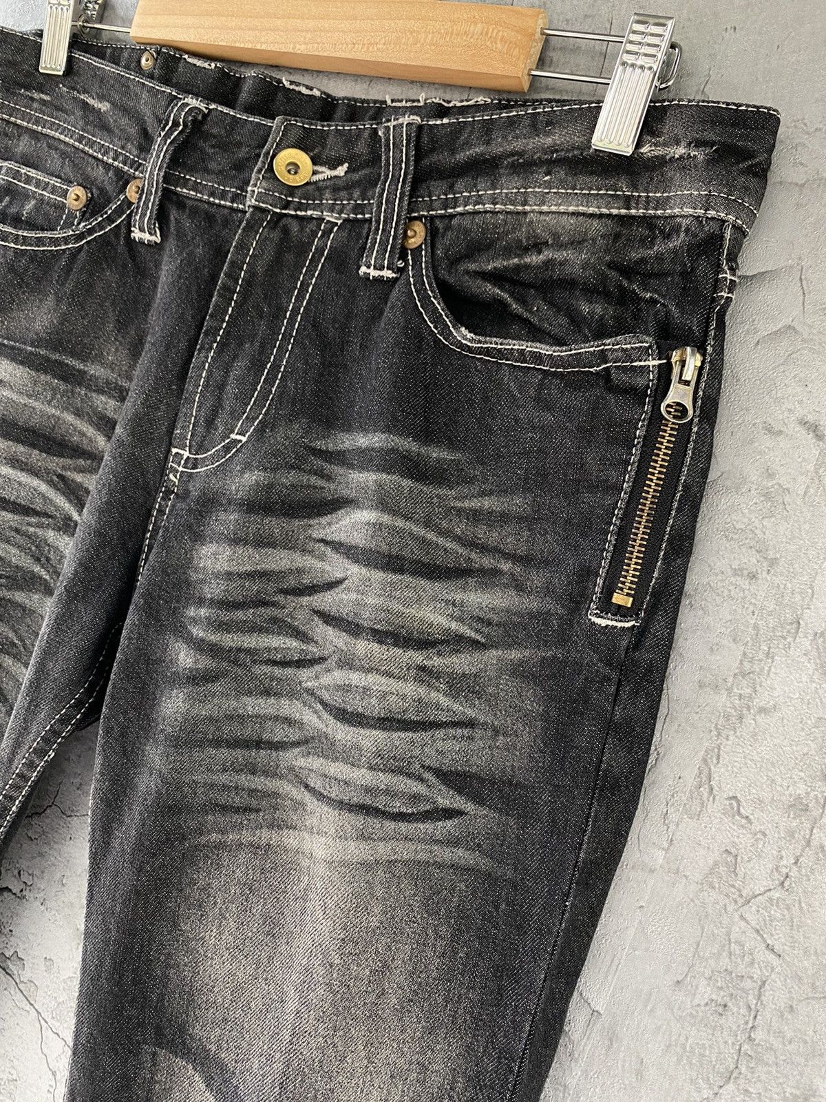 Designer × Japanese Brand Semantic Design Japan Crazy Pocket Denim Pants Size US 32 / EU 48 - 8 Thumbnail
