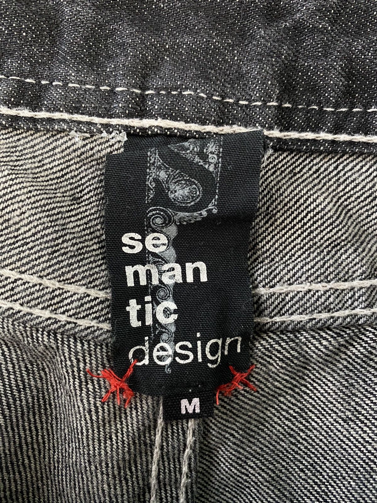 Designer × Japanese Brand Semantic Design Japan Crazy Pocket Denim Pants Size US 32 / EU 48 - 16 Thumbnail