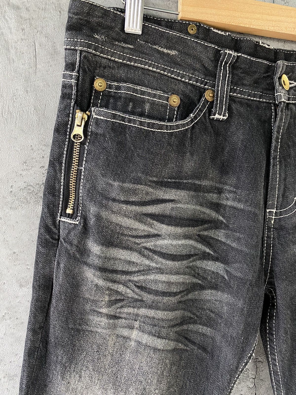 Designer × Japanese Brand Semantic Design Japan Crazy Pocket Denim Pants Size US 32 / EU 48 - 7 Thumbnail