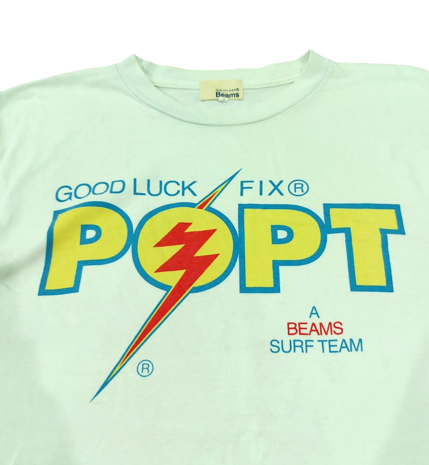 Beams Plus × Designer × Japanese Brand RARE! BEAMS POPT "BEAMS SURF TEAM" Size US M / EU 48-50 / 2 - 4 Thumbnail