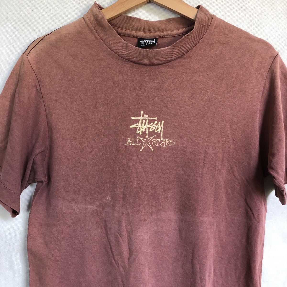 Stussy Vintage 80s Stussy All Stars Faded Tee Size US S / EU 44-46 / 1 - 3 Thumbnail