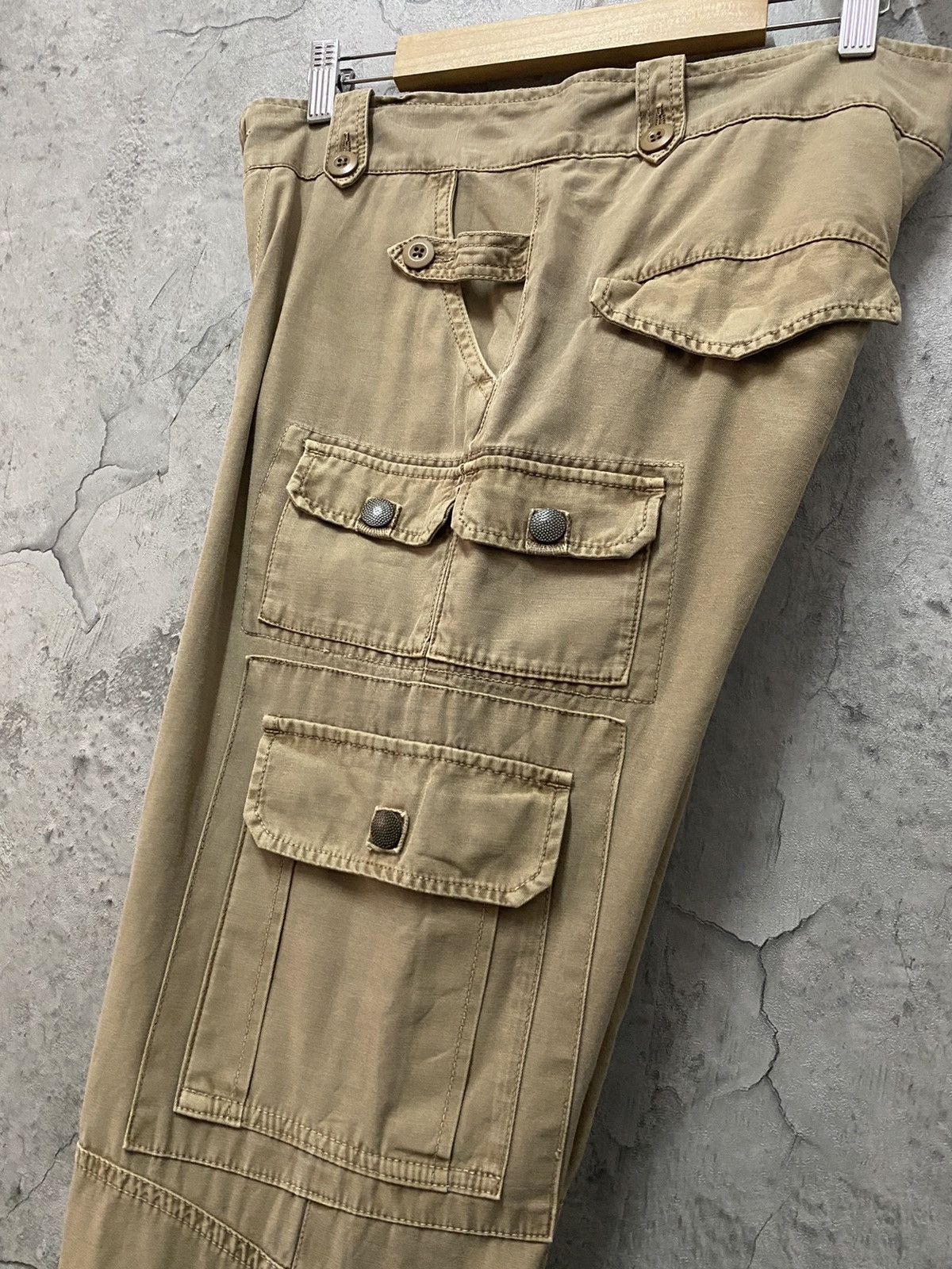 Designer × Japanese Brand Audienee Japan Parachute Utility Reconstructed Cargo Pants Size US 33 - 19 Thumbnail