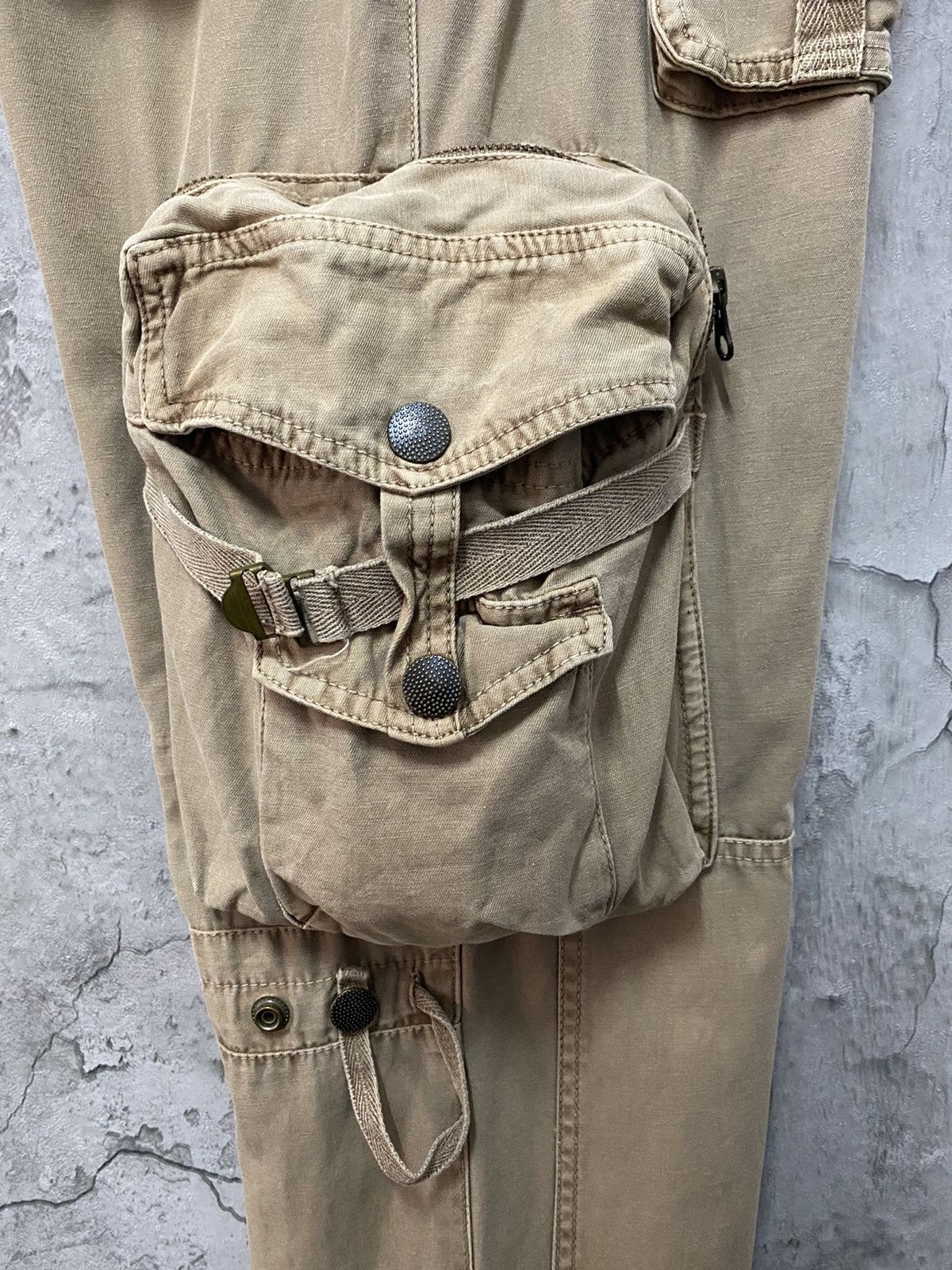 Designer × Japanese Brand Audienee Japan Parachute Utility Reconstructed Cargo Pants Size US 33 - 8 Thumbnail