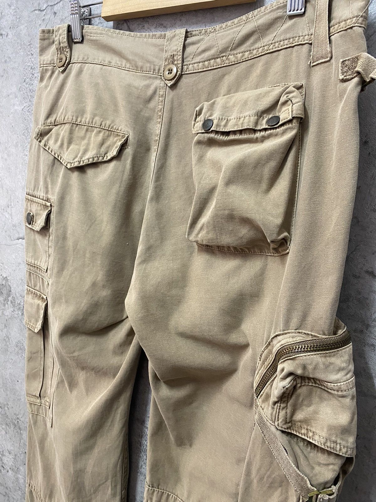 Designer × Japanese Brand Audienee Japan Parachute Utility Reconstructed Cargo Pants Size US 33 - 14 Thumbnail
