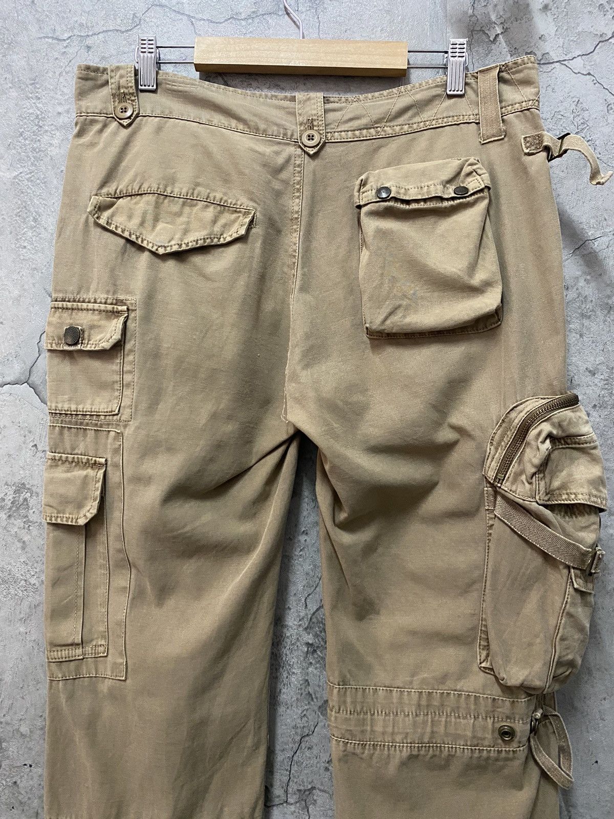 Designer × Japanese Brand Audienee Japan Parachute Utility Reconstructed Cargo Pants Size US 33 - 13 Thumbnail
