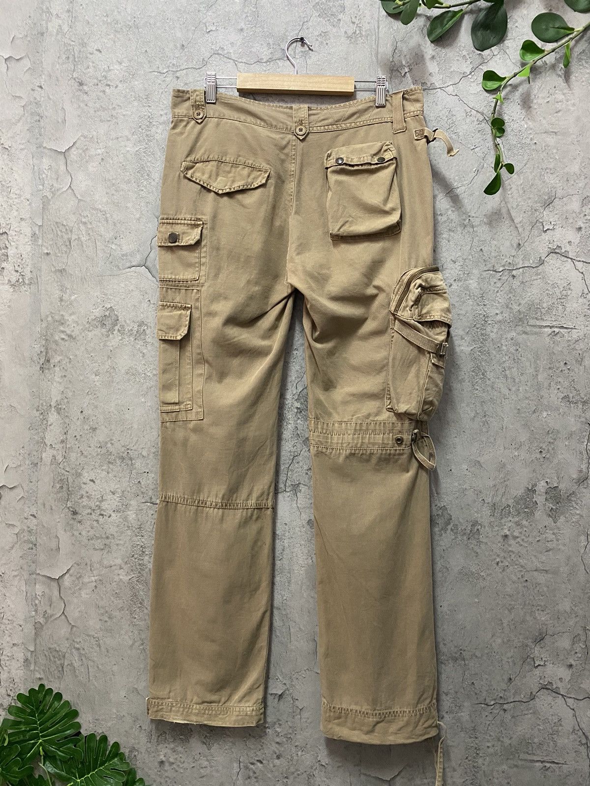 Designer × Japanese Brand Audienee Japan Parachute Utility Reconstructed Cargo Pants Size US 33 - 2 Thumbnail