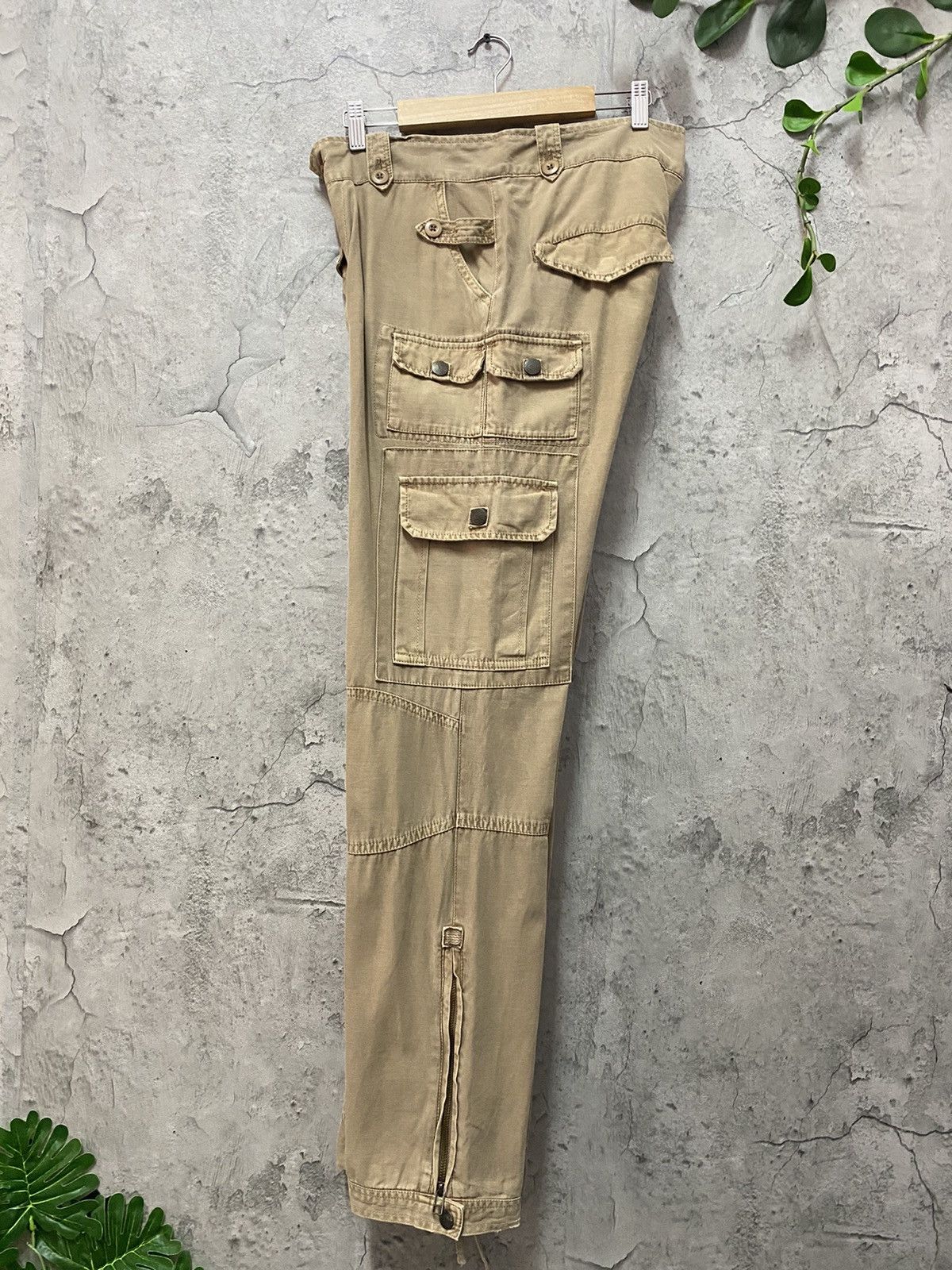 Designer × Japanese Brand Audienee Japan Parachute Utility Reconstructed Cargo Pants Size US 33 - 18 Thumbnail