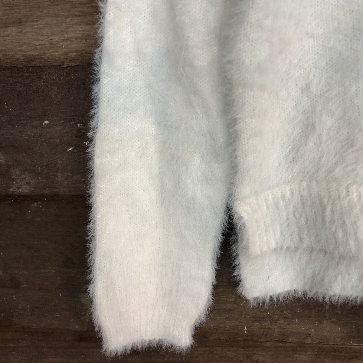 Bershka × Homespun Knitwear × Japanese Brand Bershka Light Blue Mohair fur shag shaggy Knitwear #c1051 Size US M / EU 48-50 / 2 - 6 Thumbnail