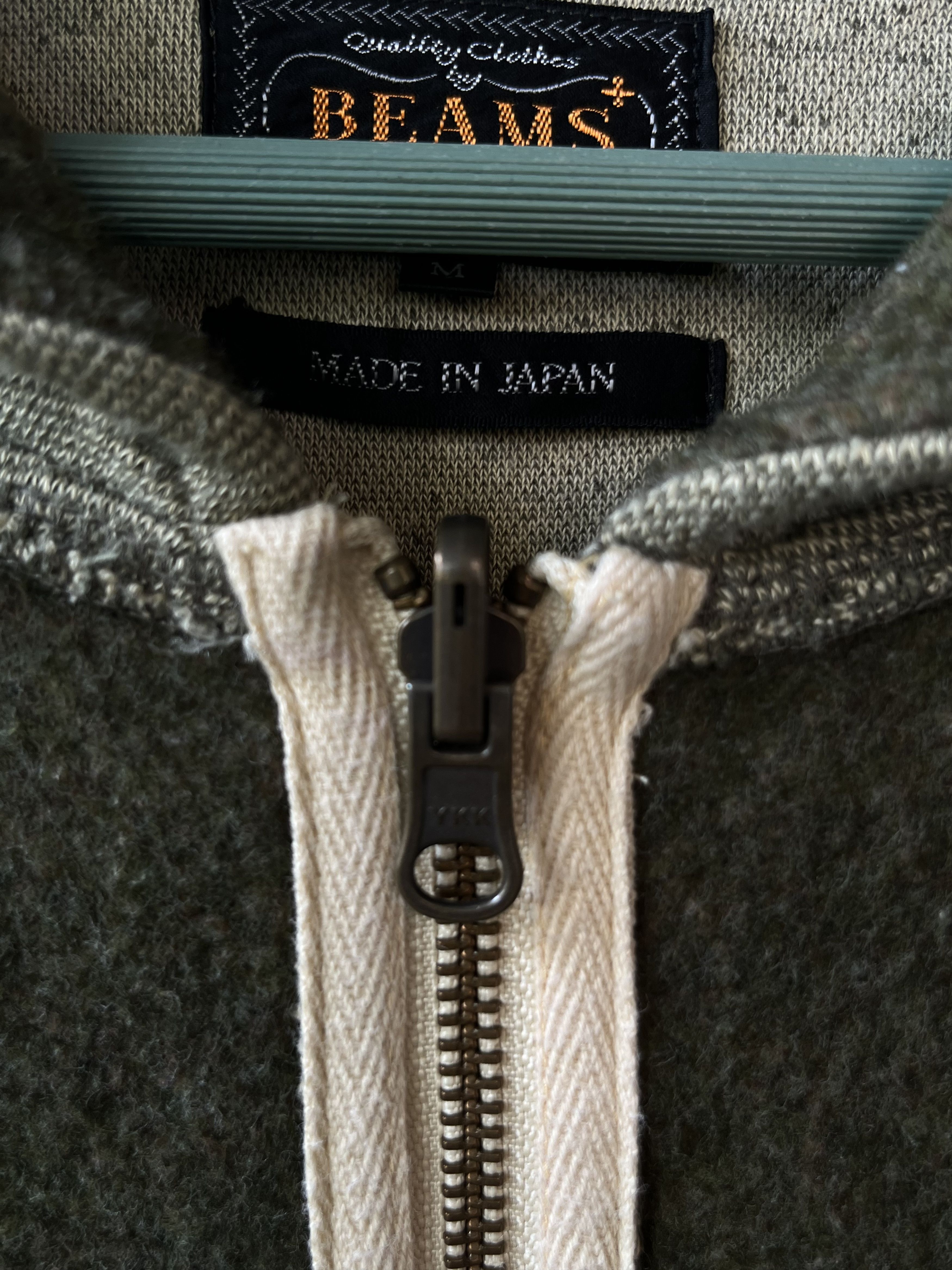 Beams Plus × Japanese Brand Vintage Beams Fullzip Sweater Size US M / EU 48-50 / 2 - 4 Thumbnail